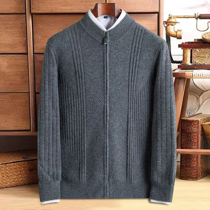 Harvey Virgin Men’s Wool Cardigan