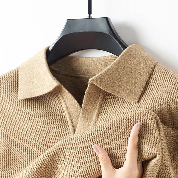 Astor Men’s Cashmere Polo Sweater