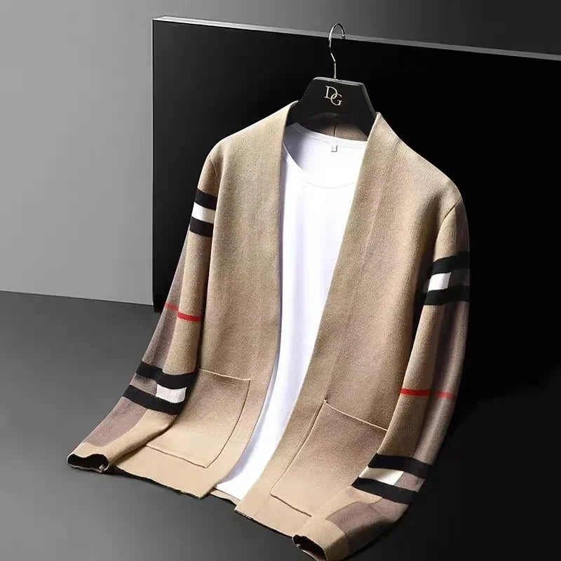 The Windsor Men’s Stripe Cardigan
