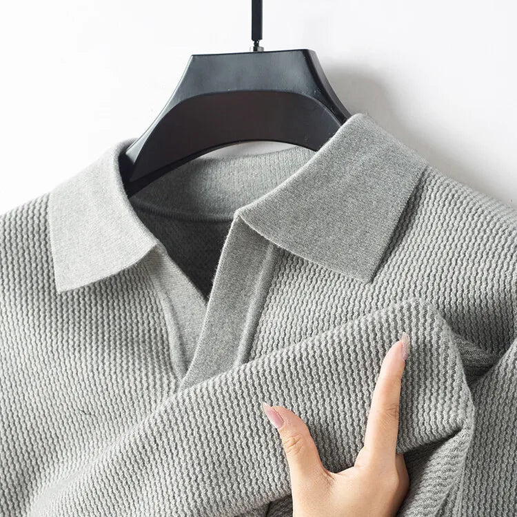 Astor Men’s Cashmere Polo Sweater