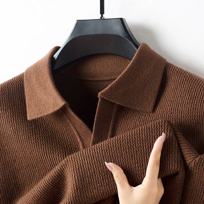 Astor Men’s Cashmere Polo Sweater