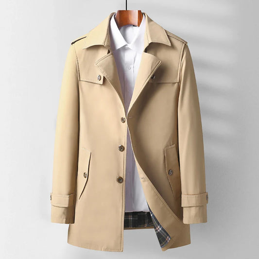 Aurelius Men’s Signature Trench Coat