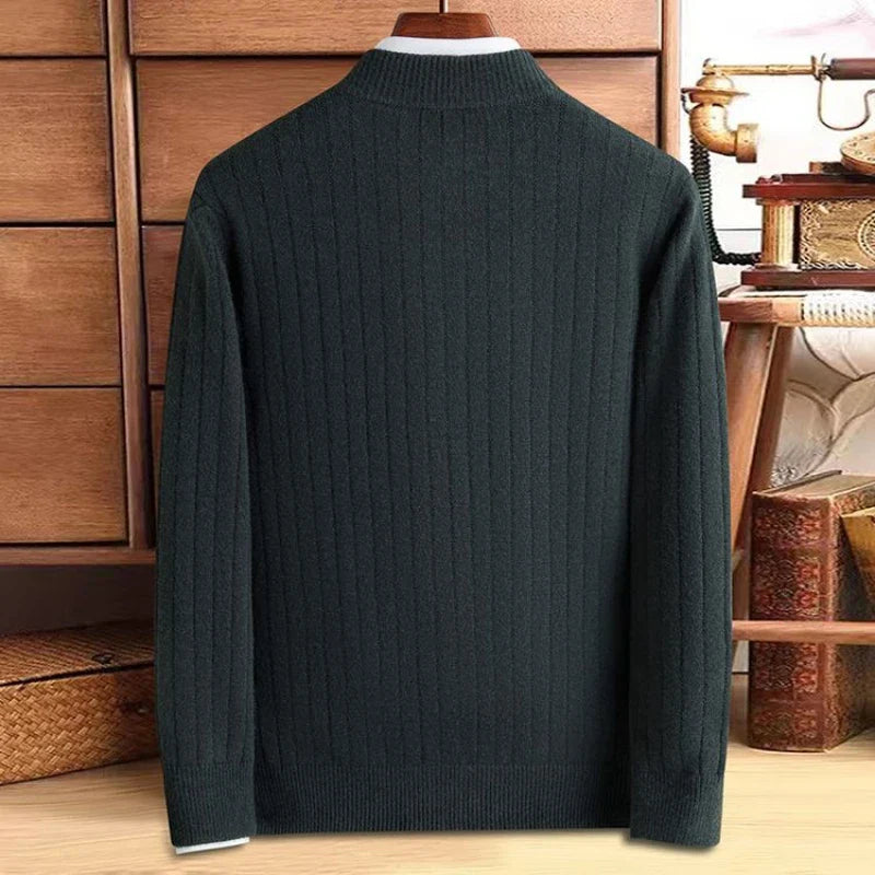 Harvey Virgin Men’s Wool Cardigan