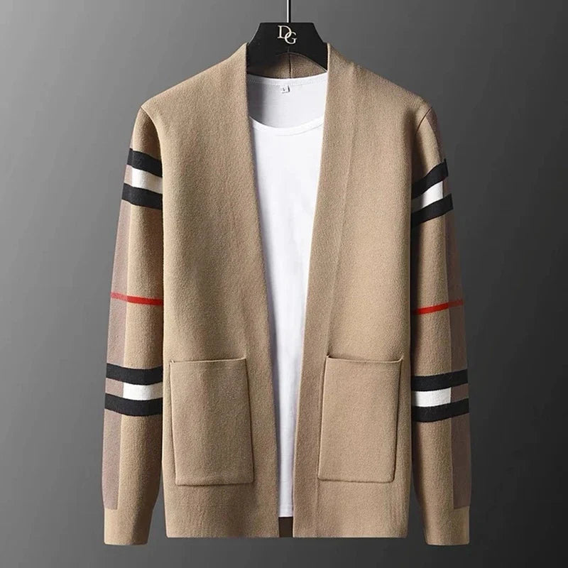The Windsor Men’s Stripe Cardigan