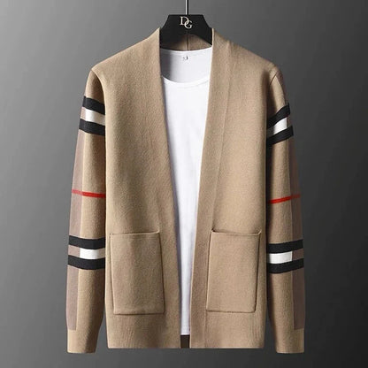 The Windsor Men’s Stripe Cardigan