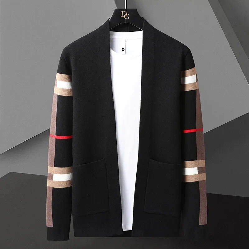 The Windsor Men’s Stripe Cardigan
