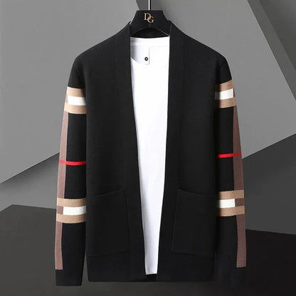 The Windsor Men’s Stripe Cardigan