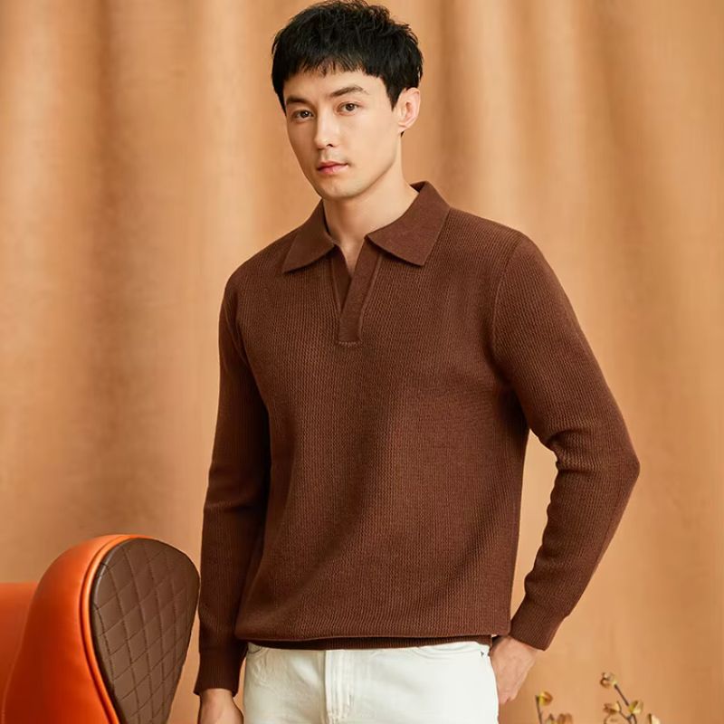 Astor Men’s Cashmere Polo Sweater
